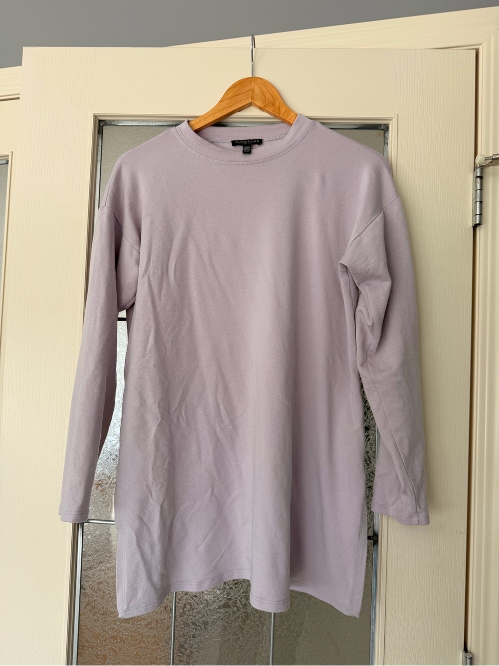 Eileen Fisher Petite Crewneck Top - Lavender Mist